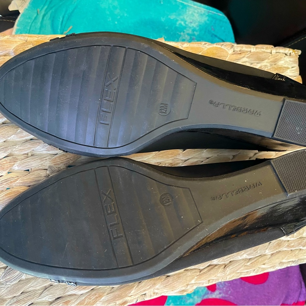 Marbella Black Women’s Dress Shoes/Wedges.  Never Worn-no tag.